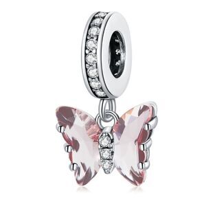 925 Sterling Silver Butterfly Charm